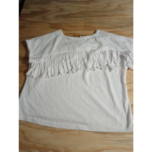Cato White Fringe Back Top 18/20 - Picture 2 of 2